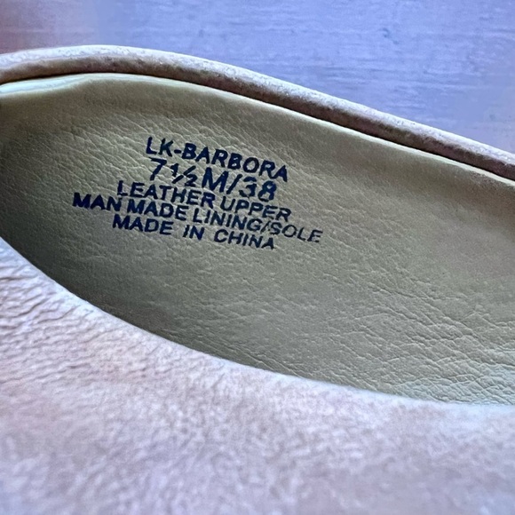 Lucky Brand leather upper slide sandals 7.5M - Picture 5 of 5